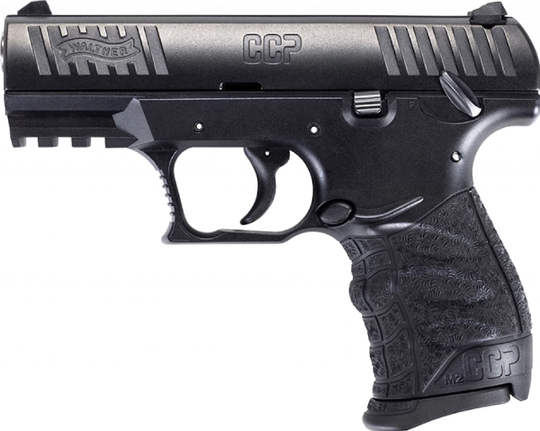 WALTHER CCP FIREARM ON WHITE BACKGROUND
