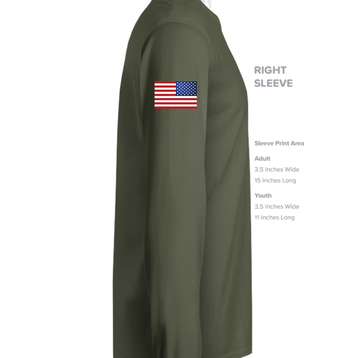MILITARY GREEN - SLEEVE_RIGHT