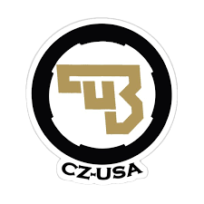 CZ-USA logo with a black circle and gold lettering on a white background