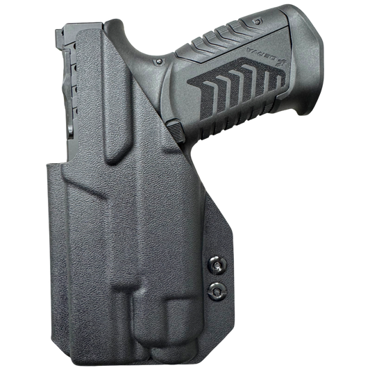 DERYA DY9 WIHT A STREAMLIGHT TLR-7 IN A BLACK IWB LINDAHL HOLSTER.