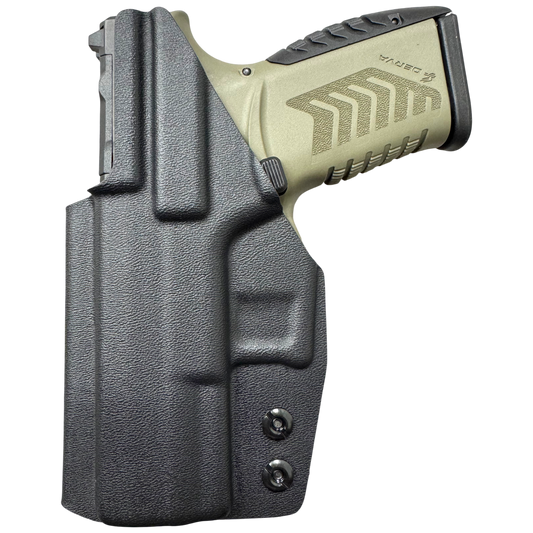 DERYA DY9Z IN A BLACK IWB LINDAHL HOLSTER.