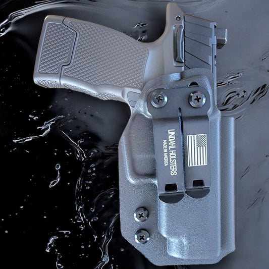 DARK GREY JUGGERNAUT TACTICAL HOLSTER WITH RADIAN RAMJET.