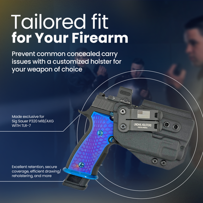 SIG SAUER P320 M18 WITH TLR-7 BLACK HOLSTER