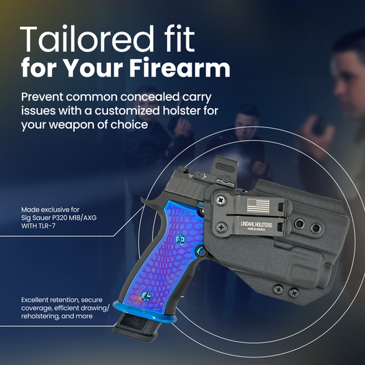 SIG SAUER P320 M18 WITH TLR-7 BLACK HOLSTER