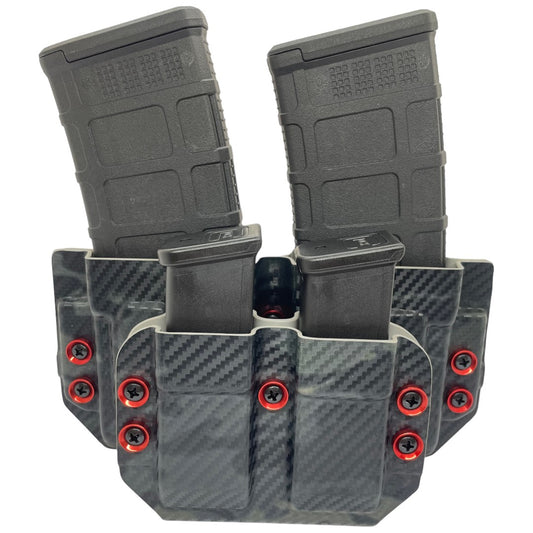 AR-15 OWB DUAL MAGAZINE CARRIER SHELLS
