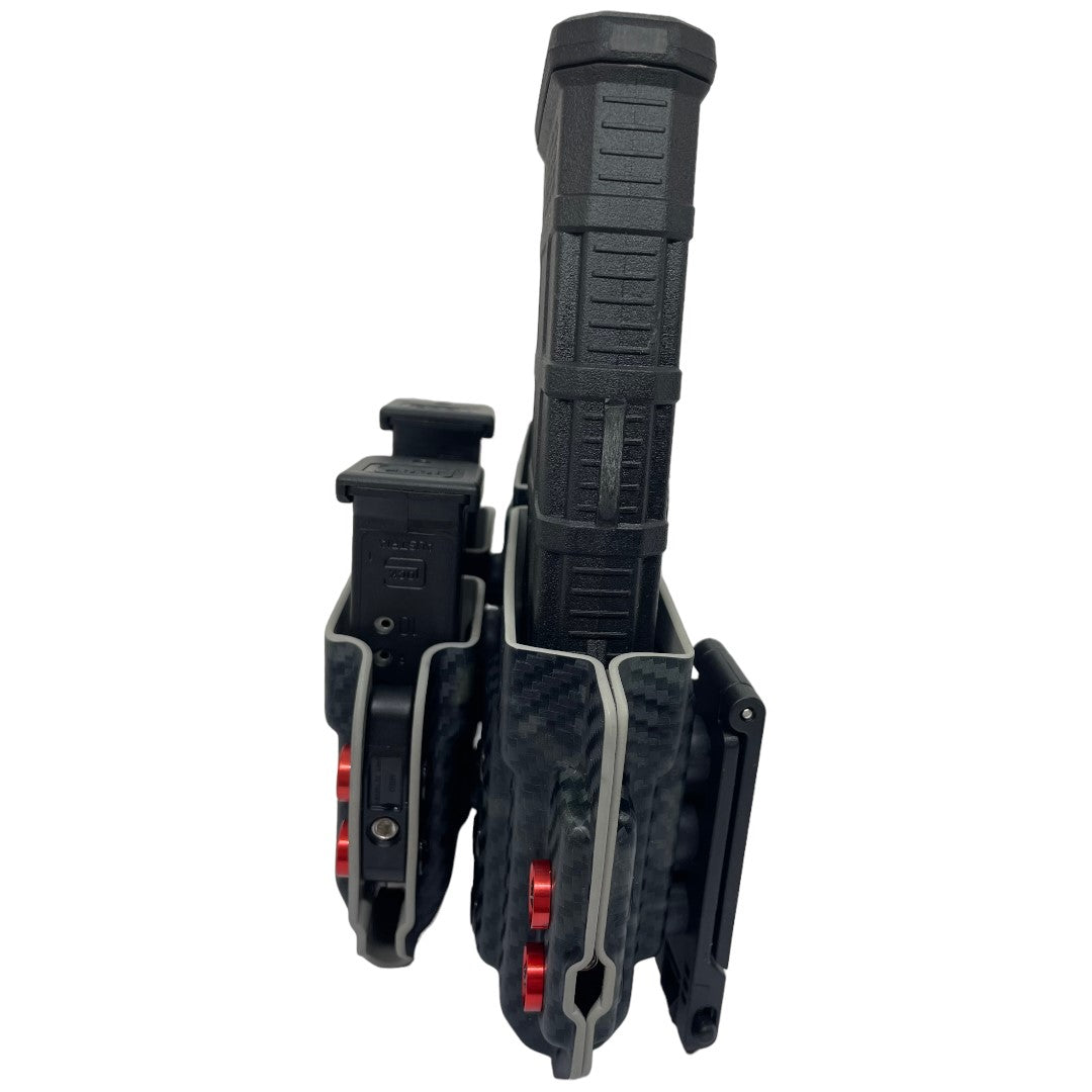 AR-15 OWB DUAL MAGAZINE CARRIER SHELLS