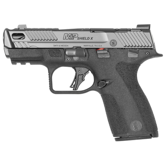 Smith & Wesson Shield X handgun on a white background