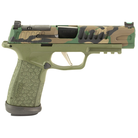 SIG SAUER P365 FUSE FIREARM ON WHITE BACKGROUND.