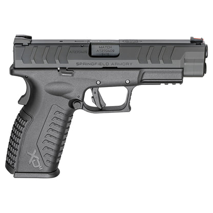 Black handgun with 'Springfield Armory' branding on a white background