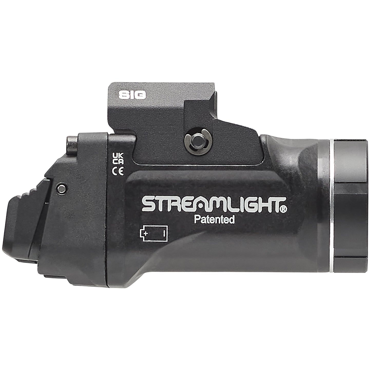 Streamlight tactical light on a white background