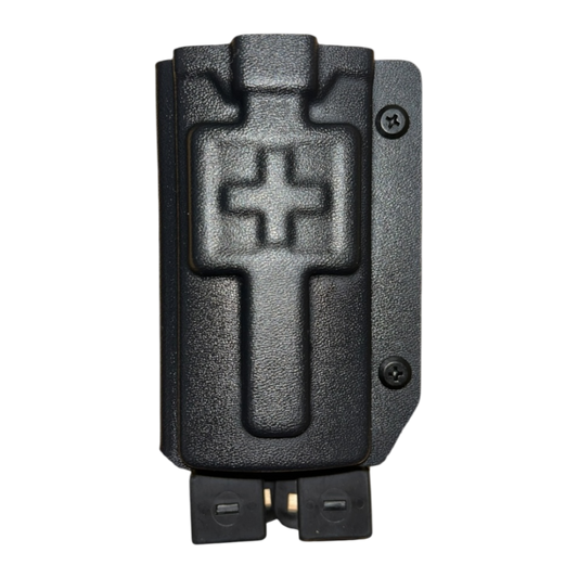 TOURIQUET HOLSTER IN BLACK.