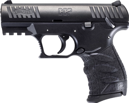 WALTHER CCP FIREARM ON WHITE BACKGROUND