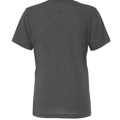 Solid Dark Grey Triblend - BACK